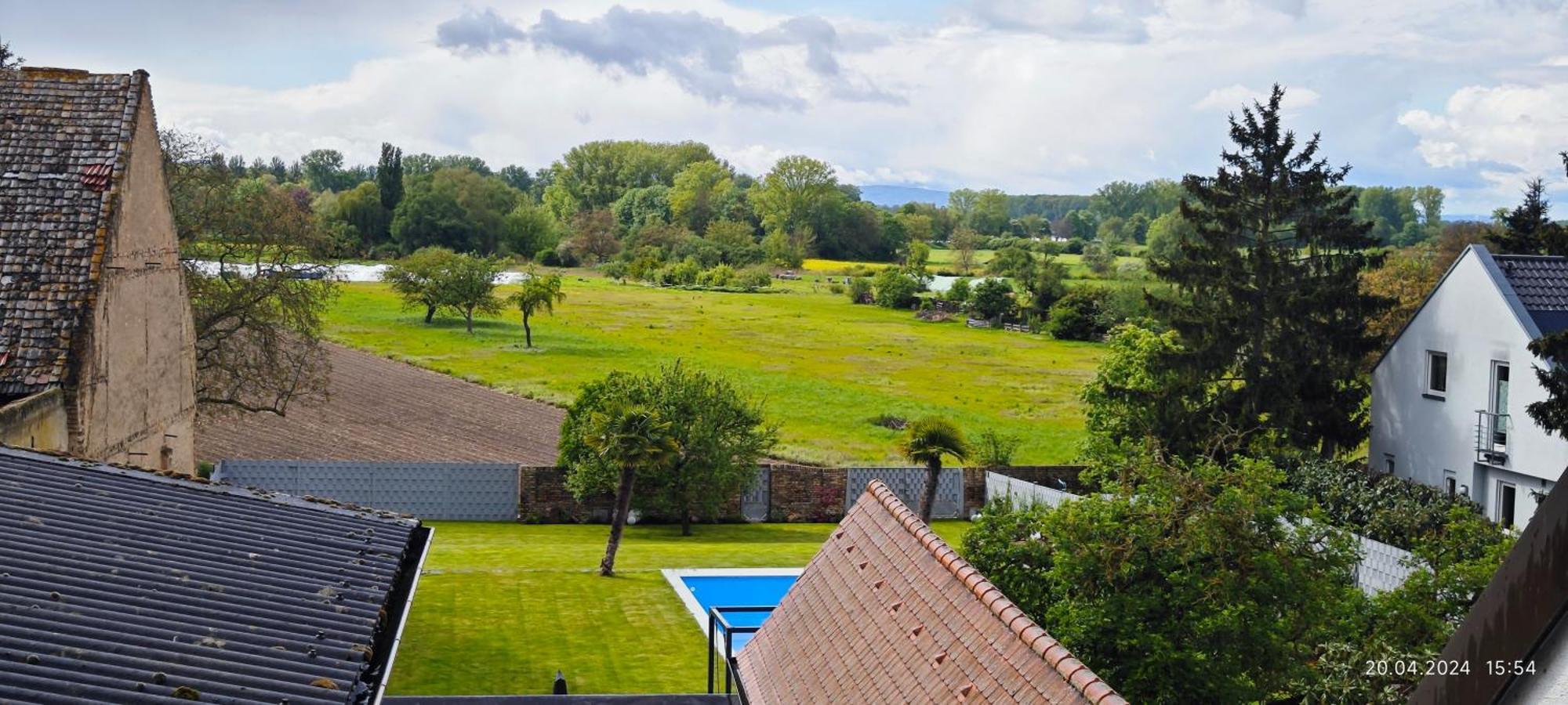 Urlaub Am Rhein Speyer Hockenheim Lejlighed Altlussheim Eksteriør billede
